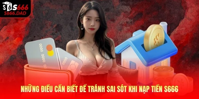 Những điều cần biết để tránh sai sót khi nạp tiền S666 Những điều cần biết để tránh sai sót khi nạp tiền S666